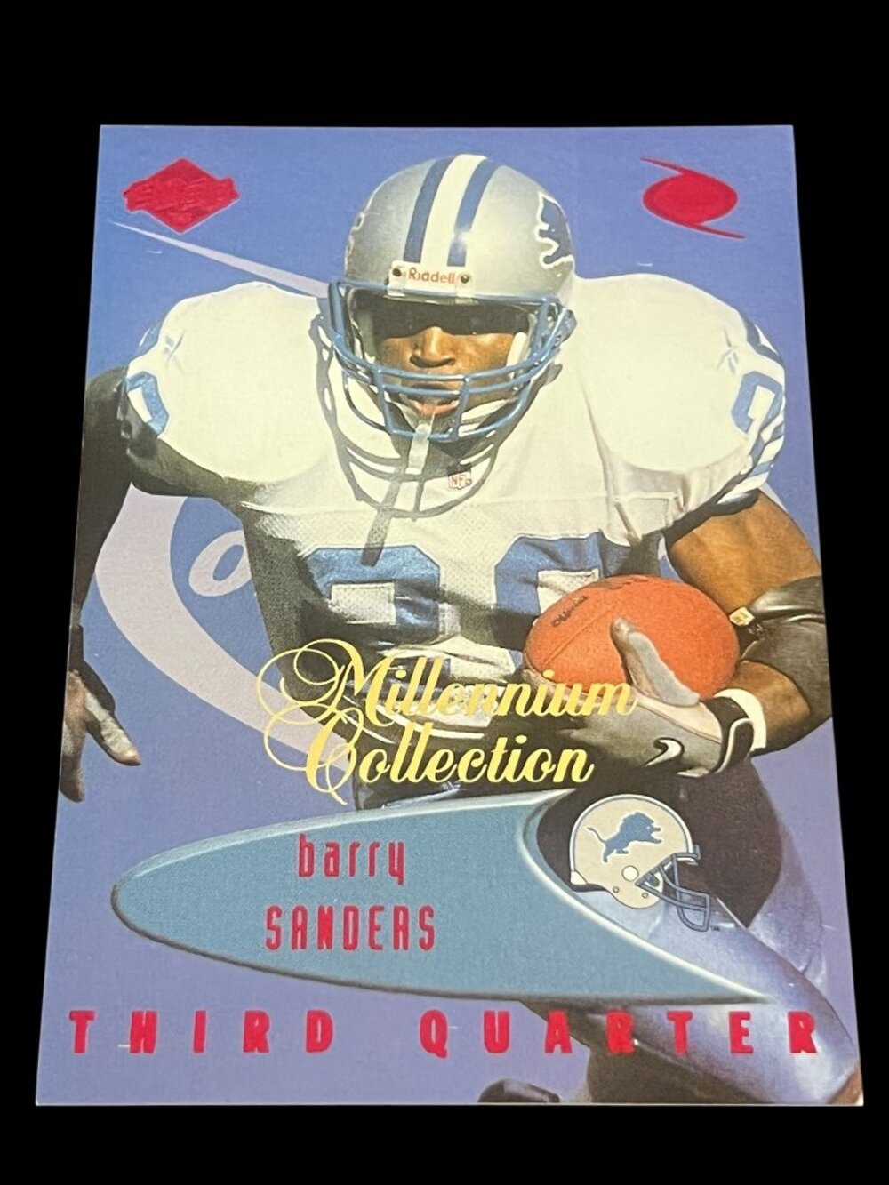 1999 Collectors Edge Odyssey #176 Barry Sanders Millennium Collection Red Card
